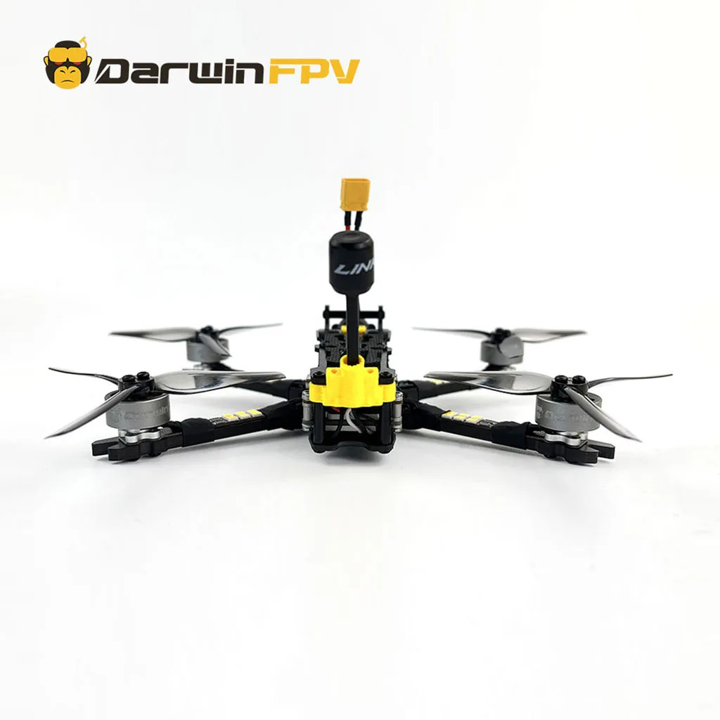 DarwinFPV BabyApeⅡ аналоговый 3,5 дюймов свободный стиль FPV гоночный Дрон 156 мм F411Flight контроллер 30A ESC 5,8G VTX 4S / 6S RC Квадрокоптер