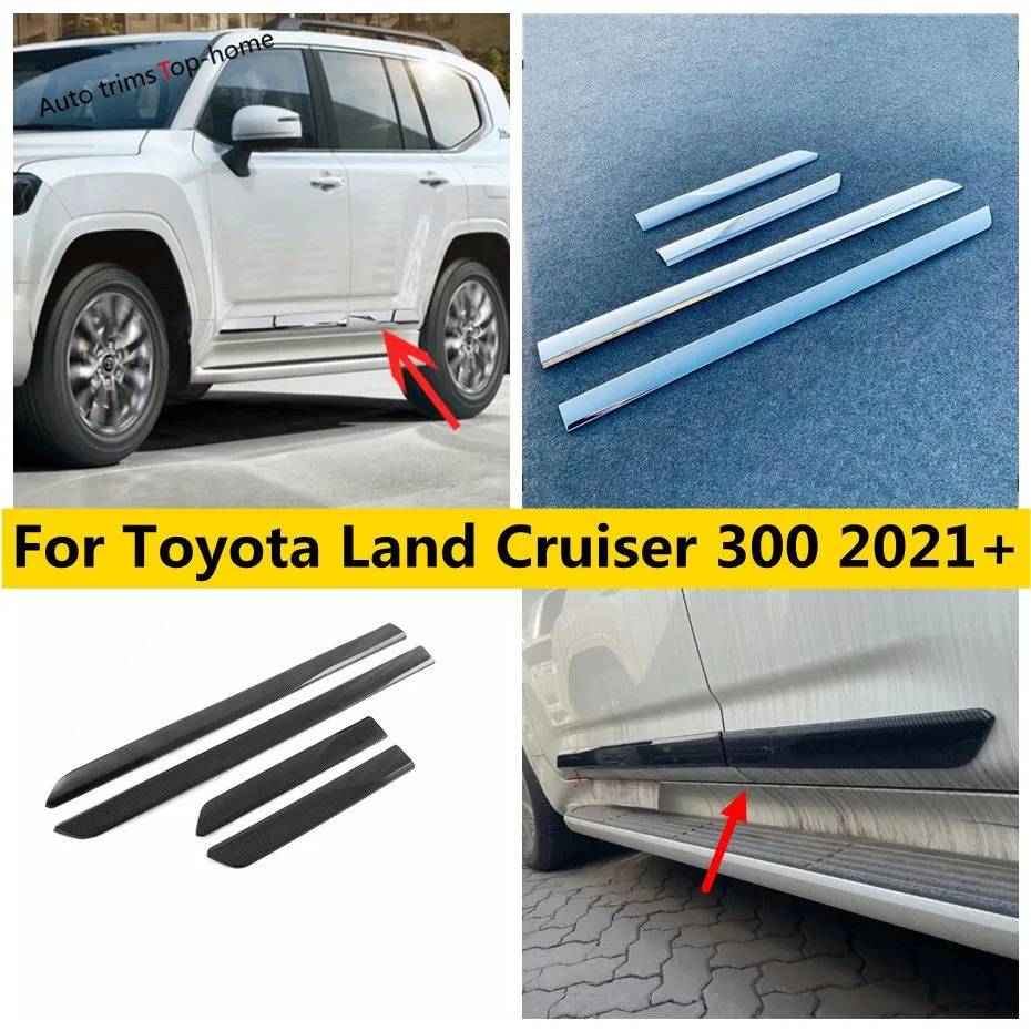 

Body Kit Streamer Cover Trim For Toyota Land Cruiser 300 LC300 2021 - 2023 ABS Shiny / Carbon Fiber Look Exterior Accessories