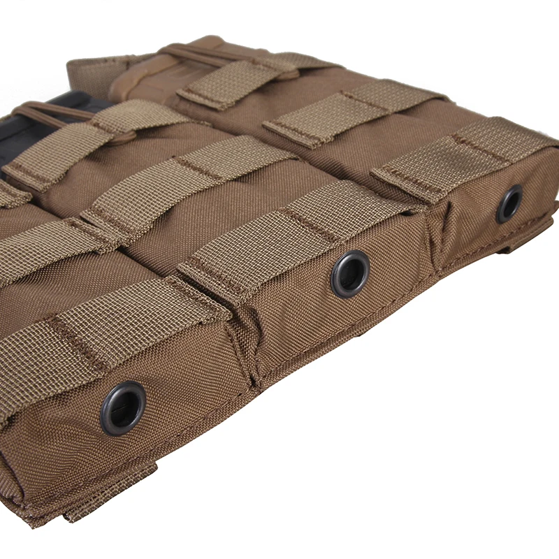 Emersongear Triple Open Top Mag Pouch Tactical Modular Magazine Molle Pouch For Hunting Wargame Training EM6355