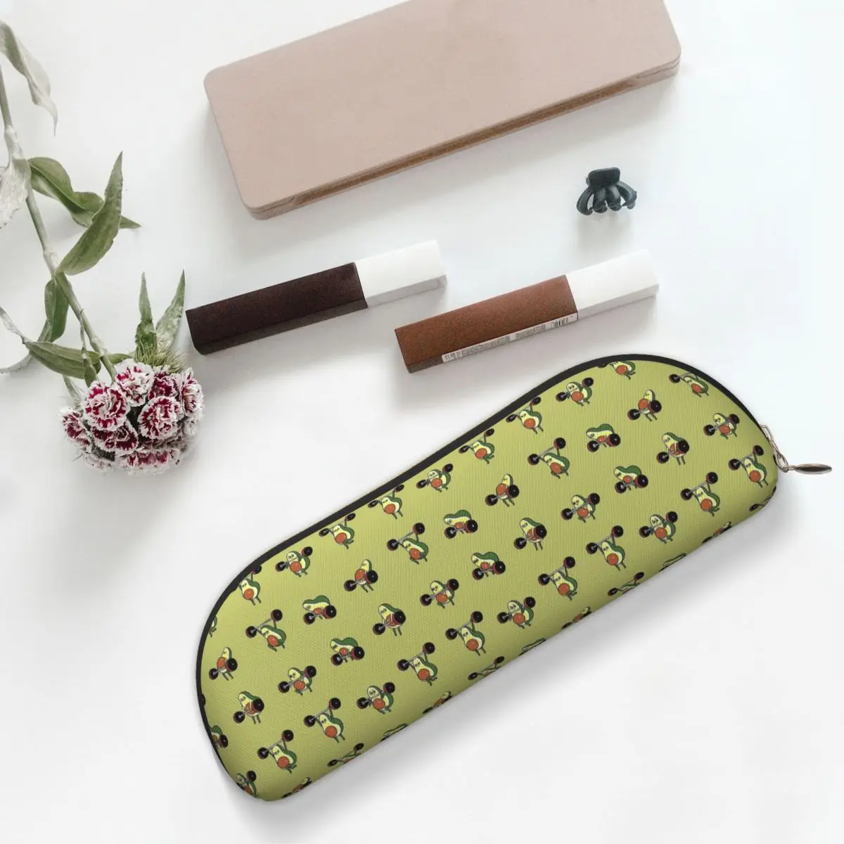LIFTING пенал с авокадо, пенал для хранения канцелярских принадлежностей, большая вместительная коробка для ручек, сумка-карандаш для подарков Studen