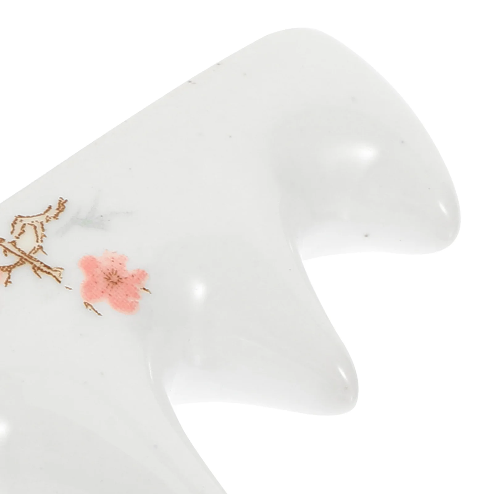 

2Pcs Ceramic Calligraphy Brush Rest Five Finger Plum Blossom Pen Holder Traditional Writing Brush Stand for Home Office Gift Use