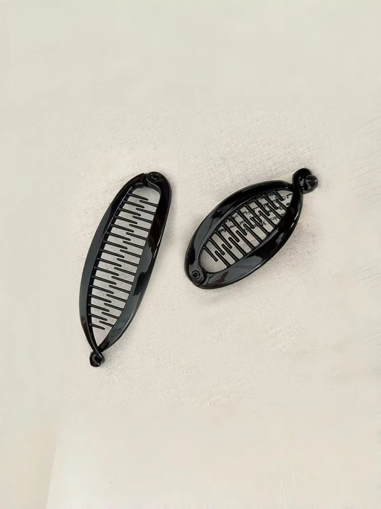 Mehrfarbige Bernsteinfarbene Bananenklammer, Pferdeschwanzhalter, Elegante Hochkronen-Haarspange, Damen-Haaraccessoires, Stilvoll und Vielseitig – Detail 3