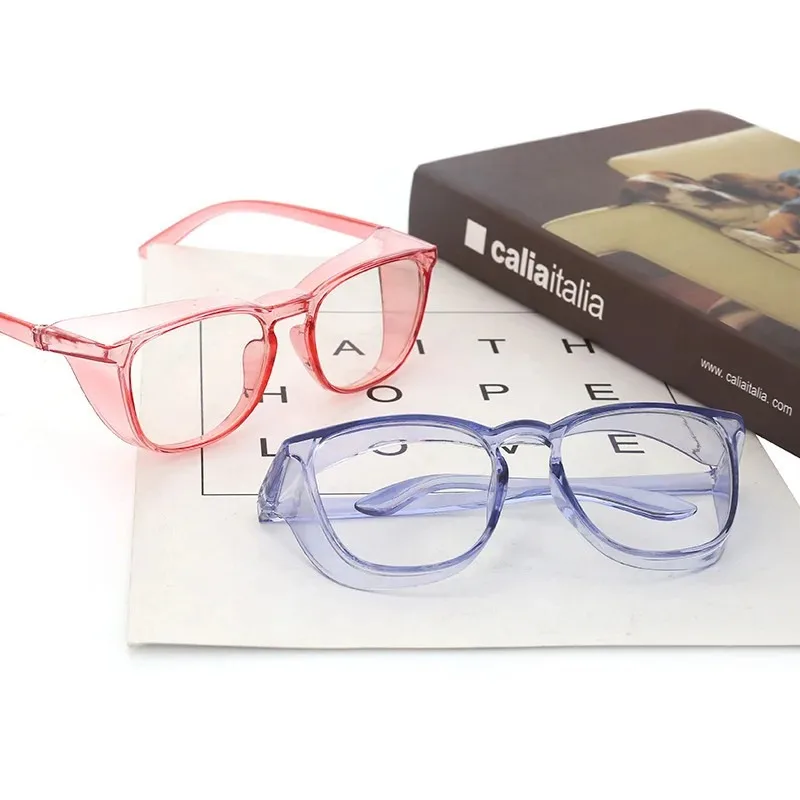 Schutzbrille, Nebelbrille, Schutzbrille mit Seitenschutz, Anti-Blaulicht-Schutzbrille für Männer und Frauen