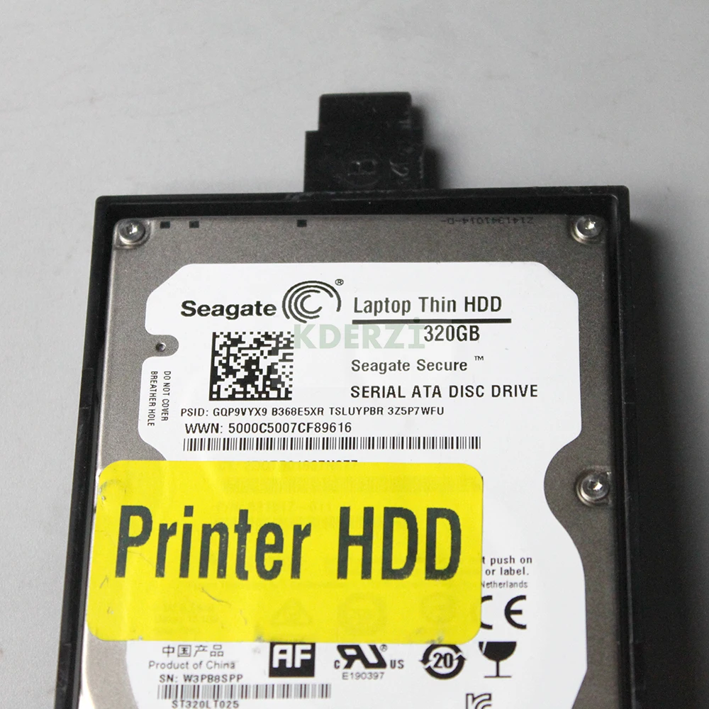 Printer HDD Harddisk 320G for HP Color LaserJet Enterprise MFP Flow M681 M682 E67560 Spare Parts