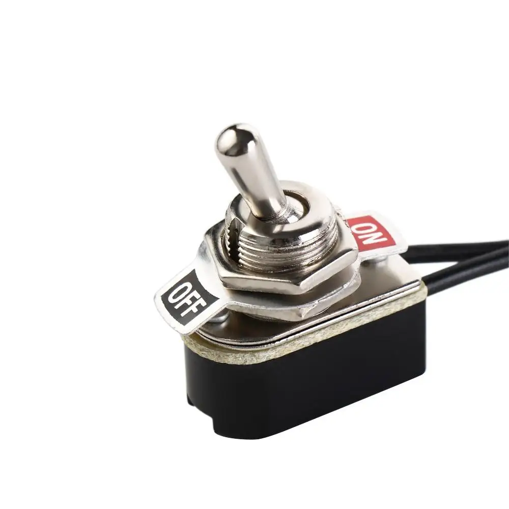 With Wire Cable KNS-1 SPST Electrical Equipment Prewired Standard Lever switch Toggle Switch Contacts Switch On/Off Switch