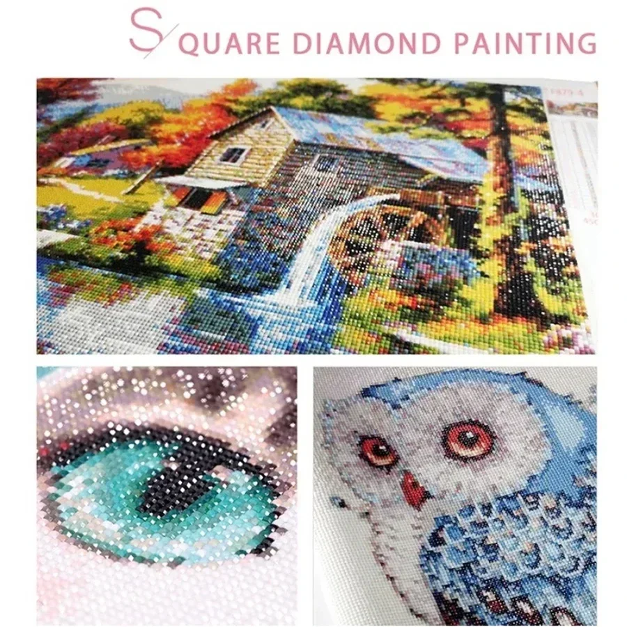 Paint With Diamond Painting Seaside Picture Full Diamond Mosaic Landscape 5D DIY Embroidery Art Cross Stitch Kit Home Decoration