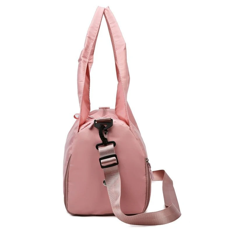 Women Large Capacity Yoga Fitness Bag Unisex Short Trip Travel Duffle Bag Hand Shoulder Portable Trip Storage Sports Bag image 3