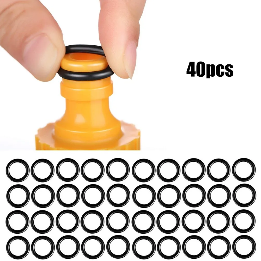 40PCS 3/8 O-Rings Kit For Pressure Washer Hose Quick Disconnect Garden Irrigation Tools Accessories Replacement