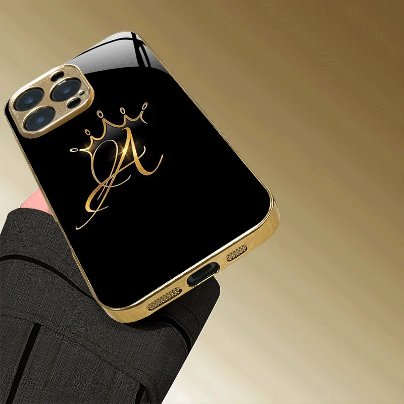 Noble Golden Crown Monogram Ha - Monogram Custom Case 评论和价格