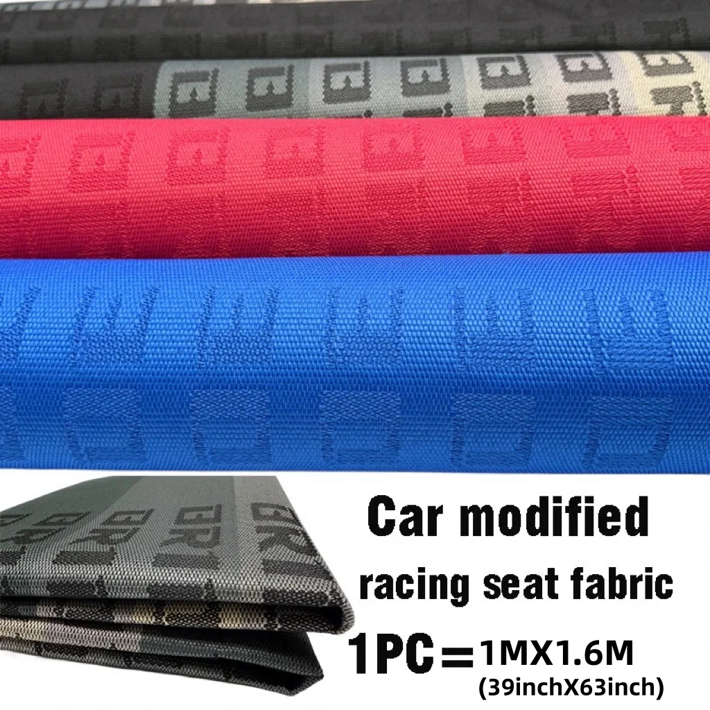JDM Style BRD Racing Tuning Car Seat Cover Auto Fabric Interior Decoration DIY Door Panel Cloth for All Car (1pcs=1m*1.6m)