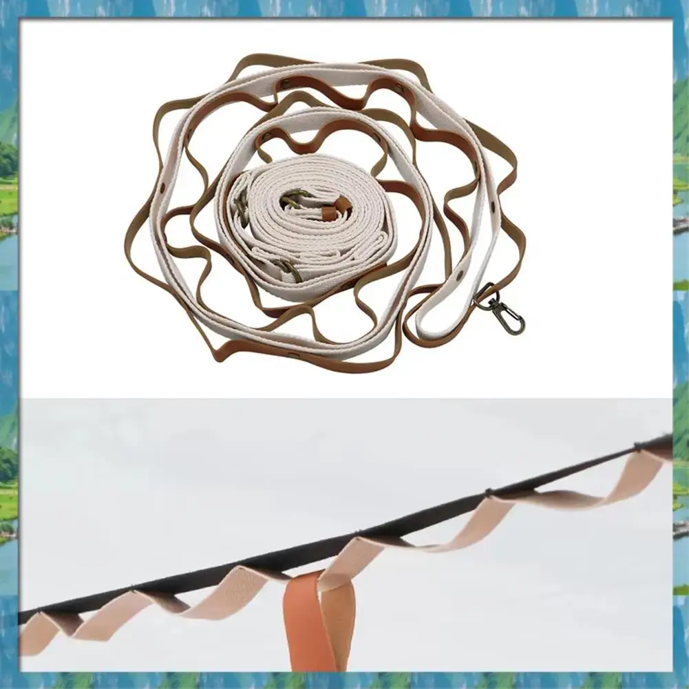 【Supernew】Portable Outdoor Hanging Rope Lanyard Portable Hanging Rope Lanyard Camping Atmosphere Decoration