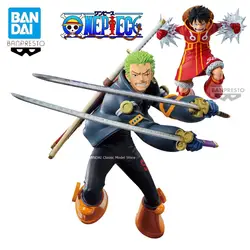100% In Stock Original Banpresto One Piece Roronoa Zoro Monkey D. Luffy Figure Anime One Piece Model Genuine Boxed Toy