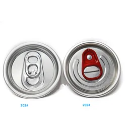 50/100pcs Pull Ring Lid Beverage Soda Drink Beer Cola Lids Food Can Cover Seal Keep Fresh Cover 55mm Can Lids Reusable