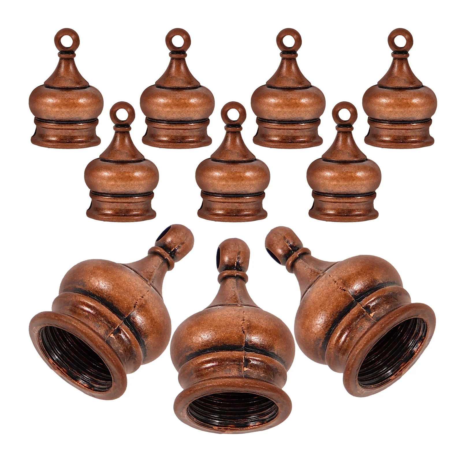 Decorative Nut Bulb Lamp Holder Knob Finials for Lamps Shade Final Parts DIY Metal Home Light Knobs Bulbs Floor