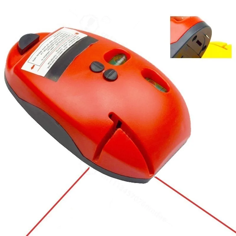 Right Angle Laser Level High Precision Mouse Type Ground Line Marker Renovation Layout Measuring Ruler