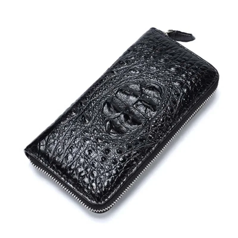 baoduli new men crocodile men wallet business long crocodile men clutch bag  More screens  Men's wallet