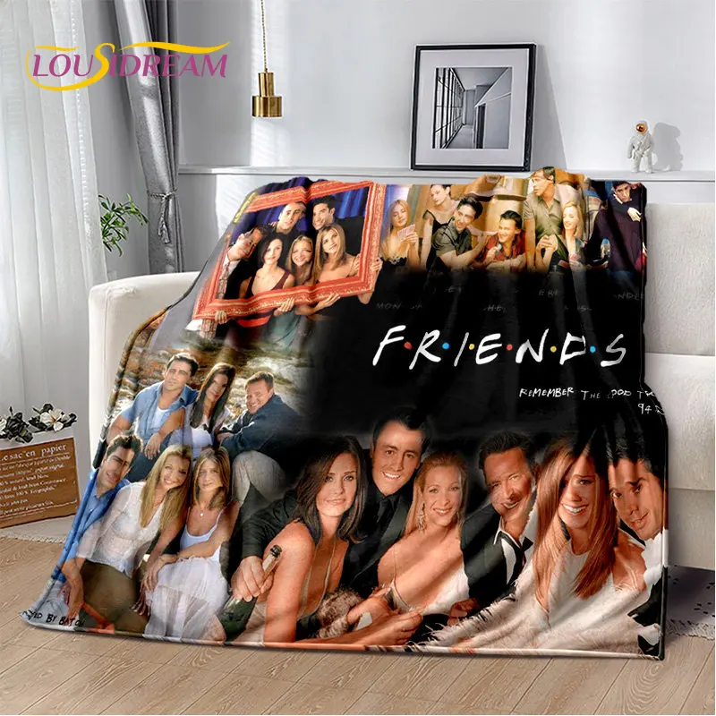 HD Friends TV Show 3D Printing Soft Plush Blanket,Flannel Blanket Throw Blanket for Living Room Bedroom Bed Sofa Picnic Cover