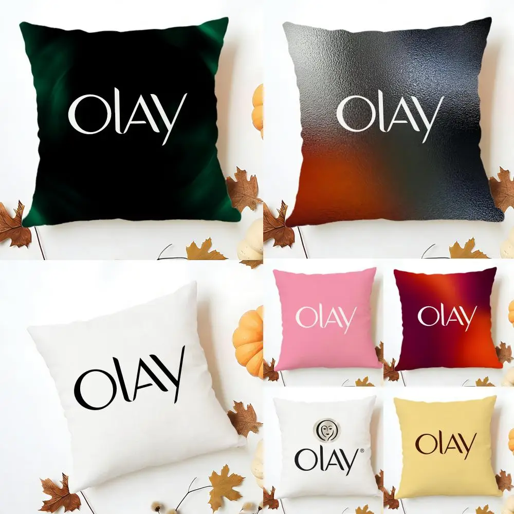 Capa de Almofada O-Olay Simples e Moderna, Lavável, em Linho, Macia, para Sofá, Cama, Decoração Aconchegante para o Lar