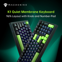 Machenike K1 Wired Mechanical Sensation Membrane Keyboard RGB Lighting 98 Keys Office Gaming Keyboard for PC Laptop