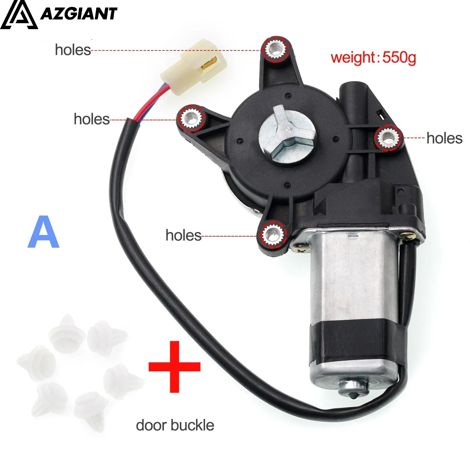 AZGIANT 12V/24V 4 hole Y type electric car Window lifter motor Power Windows Motor Regulator Left/ right for Mitsubishi lance