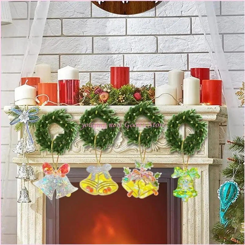 

57QA Blue Bells Light Pendant Mould Epoxy Keychain Silicone Mold