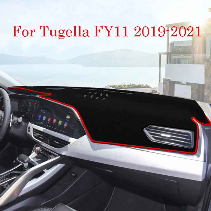 For Geely Tugella Xingyue FY11 2019 2020 2021 Car Dash Light-proof Mats Dashboard Cover Pad Non-slip Sun Shade Pad Carpet Mat