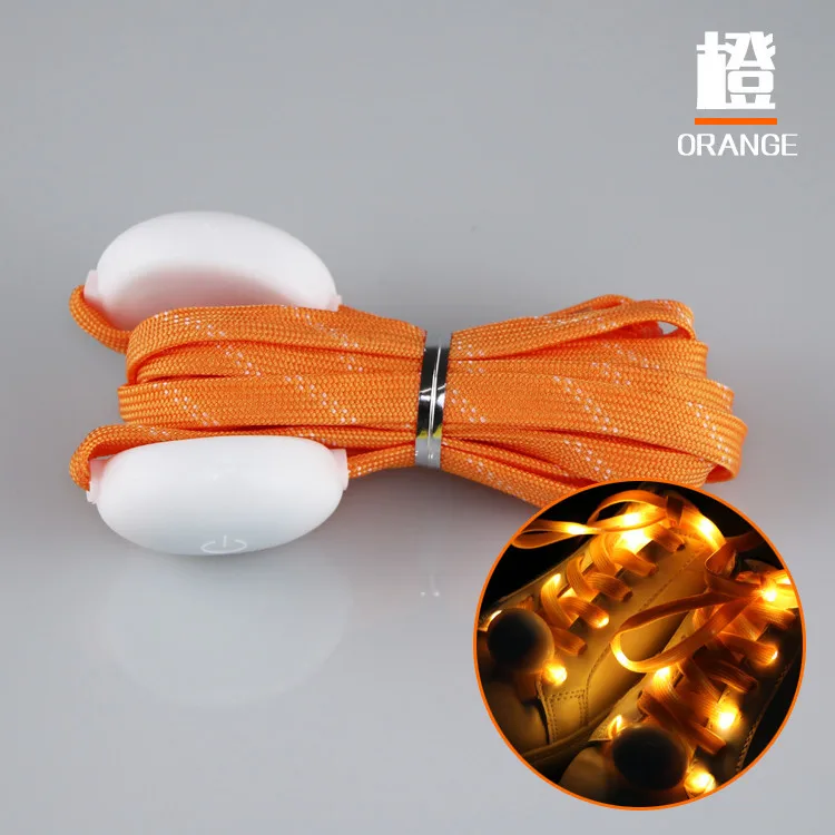 1 زوج أضواء الجدة الإبداعية Led رباط الحذاء 3 طرق مضيئة حذاء الدانتيل التزلج تشغيل ضوء فلاش مصابيح عطلات الطرف