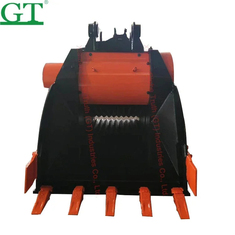 High Quality Concrete Crusher Mining Project Crusher Bucket for Excavator