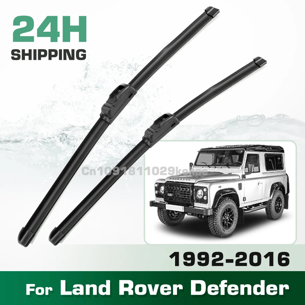 

For Land Rover Defender 90 110 130 L316 1992 - 2016 LHD&RHD Front Wiper Blades Windshield Windscreen Window Brush 14"+14"