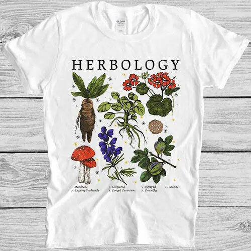 

Herbology Plants Gardening Botanical Plant Lover Magic Wizard T Shirt M961