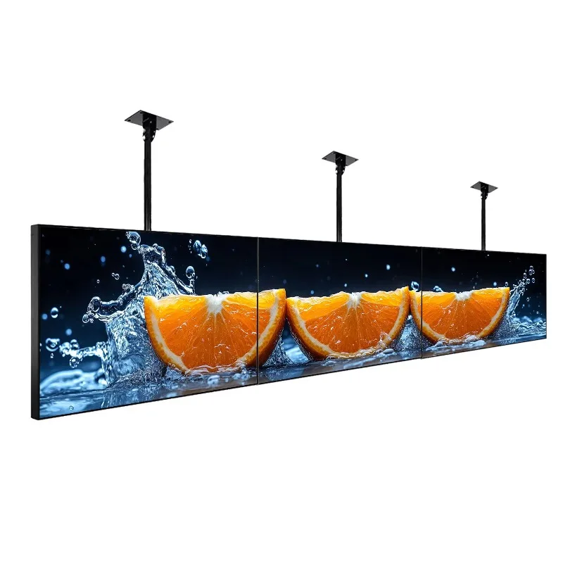 

The newly designed ceiling is equipped with a 32-inch wireless wall-mounted menu board for multi-screen digital advertising