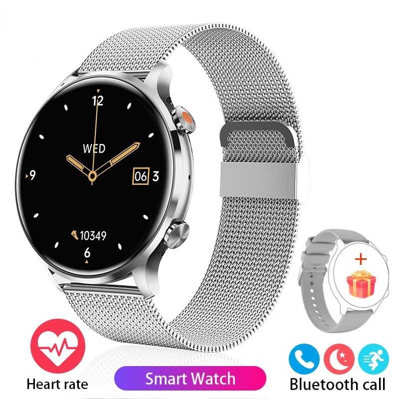 RUMOCOVO® Bluetooth Call Smart Watch Women Physiologic Function Sports Fitness Bracelet Waterproof Bluetooth Call Smartwatch Men