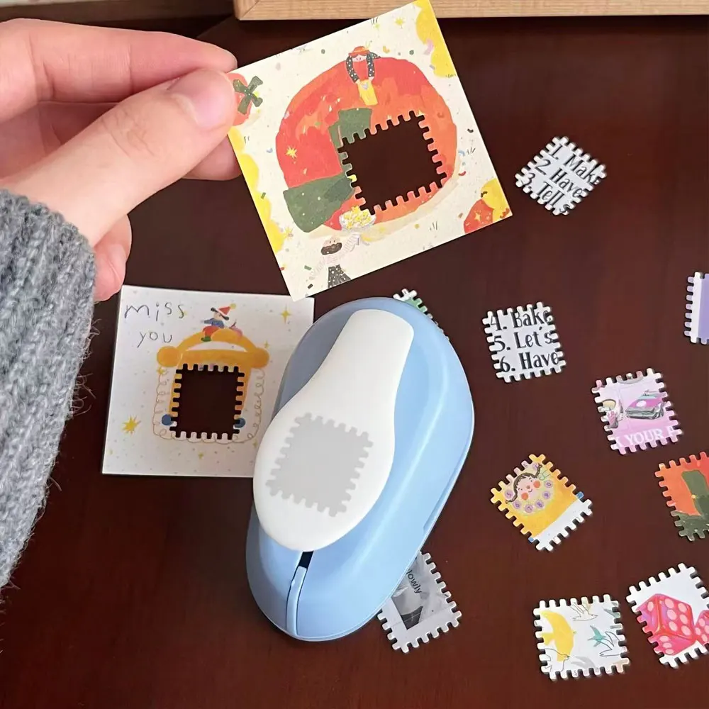 أداة نقش الطوابع من قطعة واحدة، ثقب مجلة الطوابع، أداة نقش يدوية إبداعية، أداة جمع مواد المجلات.