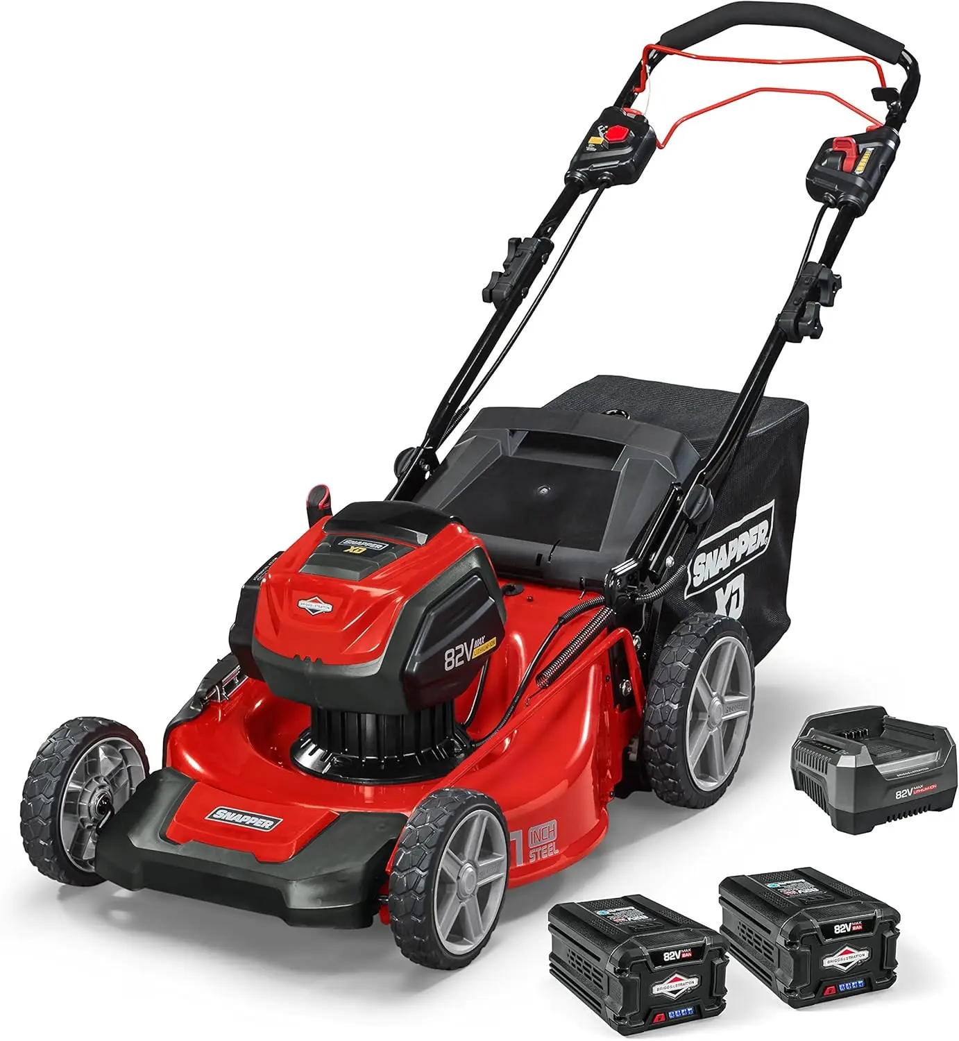 

Snapper 1687914 21 Inch Self Propelled Walk Mower Kit Red Black Lawn Mowing Machine