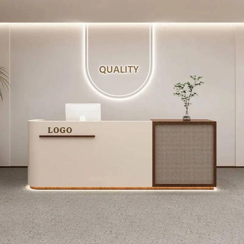 

Hotel Unique Reception Desks Beauty Luxury Modern Restaurant Reception Desks Minimalist Design Mostrador De Tienda Furniture
