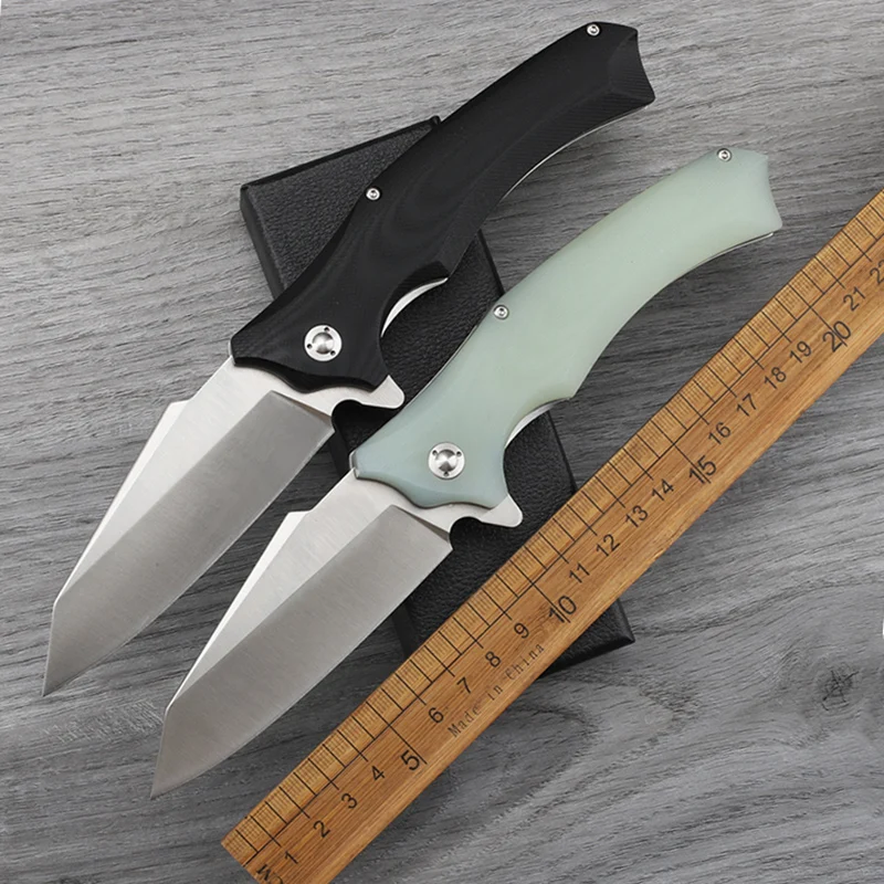 

New G10 Handle Copper Ball Bearing Folding Knife Outdoor Camping, Mountaineering, Survival, Portable Tool