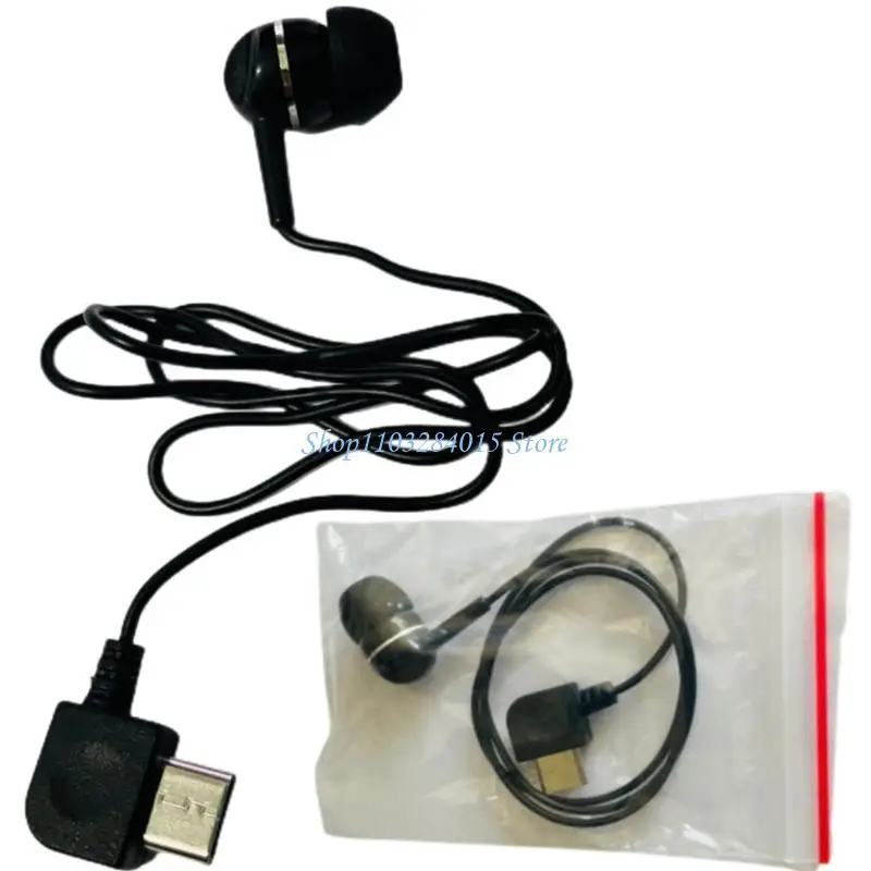 R6FF Mini Type C Aurbud in Ear Fit Cable Inline Microfoni per telefonate