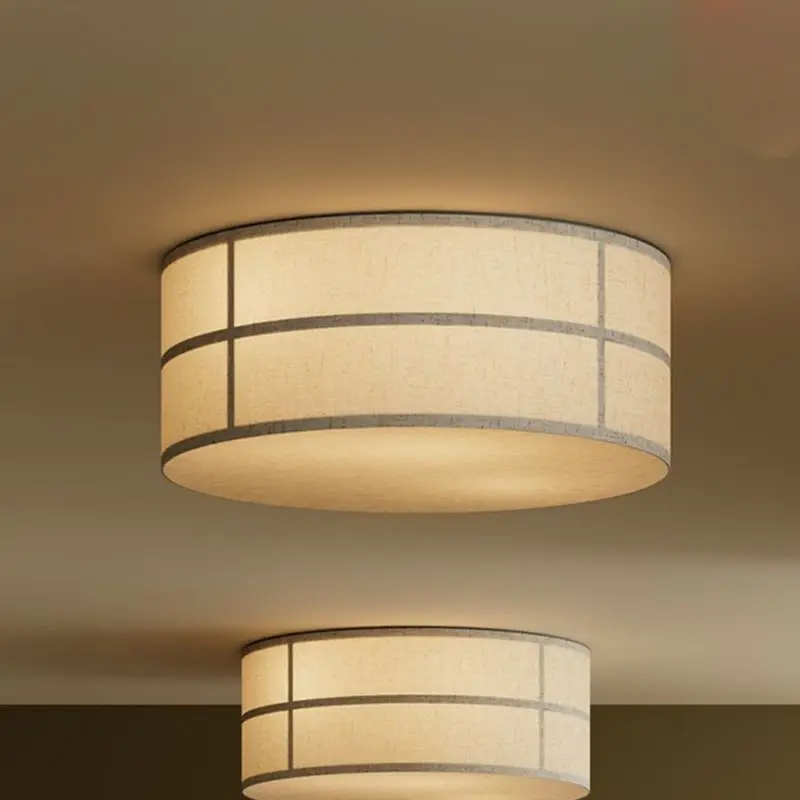 

50CM Bedroom ceiling lamp designer simple round French medieval study Danish lamp ceiling lights luminaria