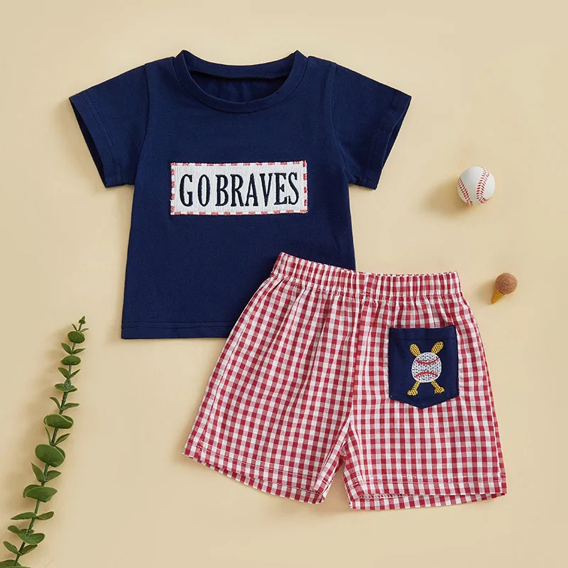 

Summer Toddler Clothes Sets Cotton Sports Clothes for Baby Boy Clothing Sets T-Shirt+Shorts 2 Piece Kids Clothing Outfit