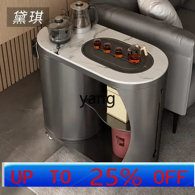 

cx22 Kung Fu Tea Table Boiling Water Multifunctional Mobile Smart Home Balcony Tea Cart