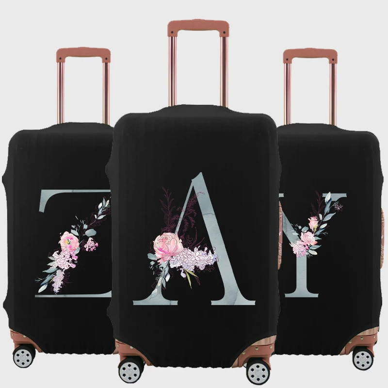 

Blue Letter Luggage Covers Removeable Protective Cover Scratch Resistant Luggage Cover Suitable for 18-32 Inch Travel Suitcases