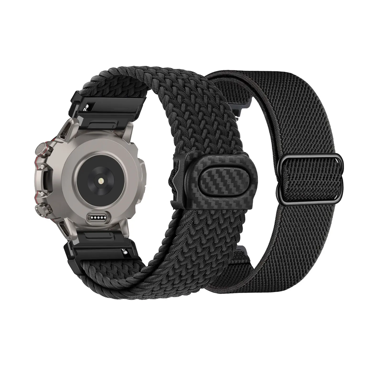 

2pcs Elastic Nylon Bands for Amazfit Falcon/COROS VERTIX 1 Strap for Men and Women