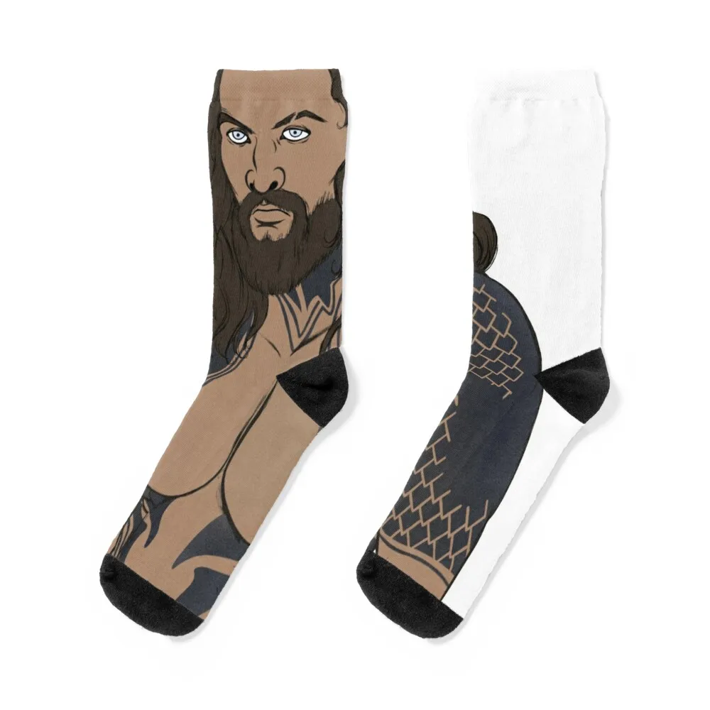 

Jason Momoa Socks sheer soccer anti-slip custom loose Socks Women Men's