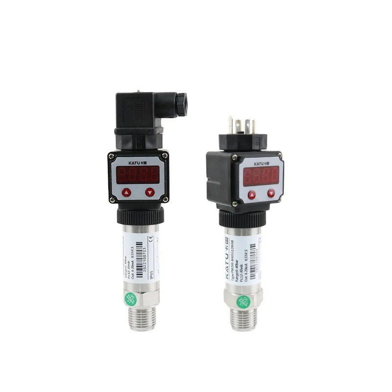 

2026 KATU PM200 Intelligent Display Micro Gauge Pressure Switch Normally Closed Pressure Transmitter
