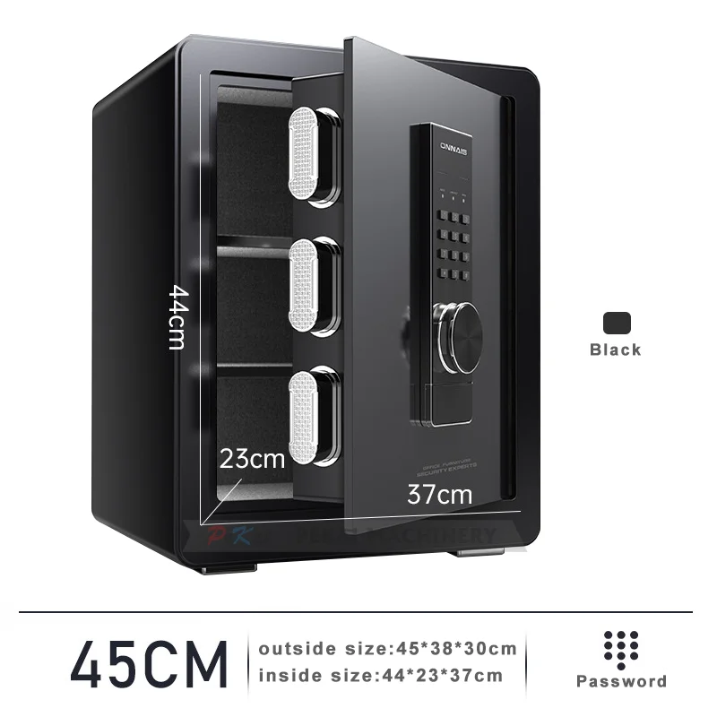 Electronic Password Safe 45CM Height Office Household Smart Fingerprint Steel Intelligent Wifi Safe High Security Safety Box