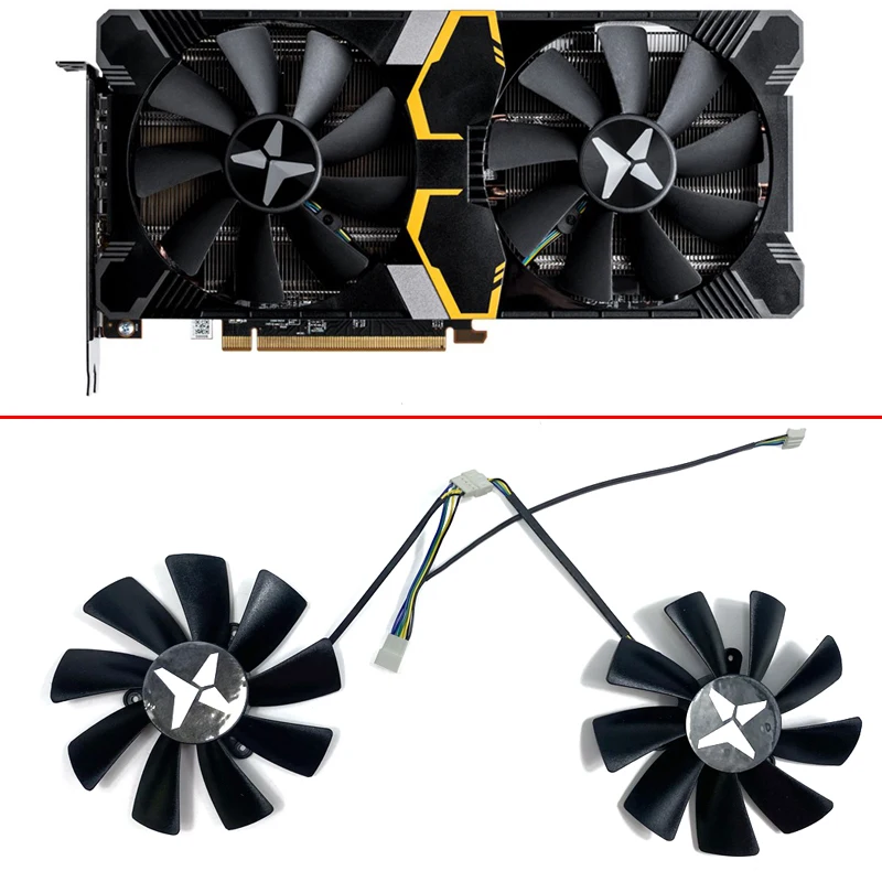 NEW Cooling Fan 100mm GAA8S2U RX5600 5700 GPU FAN For Dataland Radeon RX 5700 XT 5700 5600 XT 5500 Graphics card fans