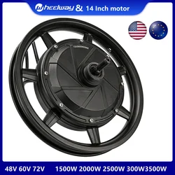 14 Inch  Electric Bicycle Stronger Hub Motor 36V 72v 2000W 3000w 120km/h  Brushless Scooter Electric bicycle motor kugo Kirin B2