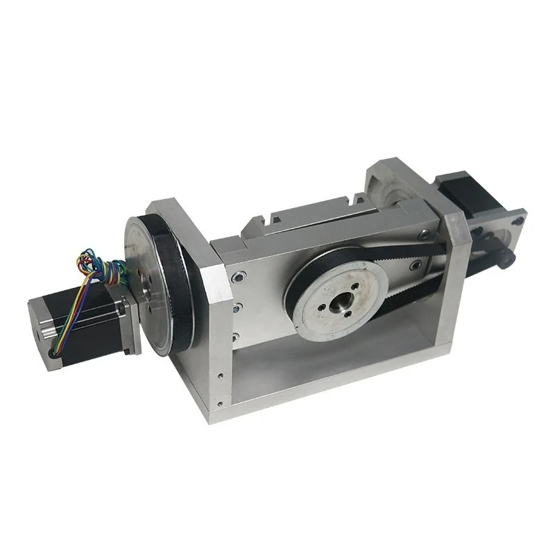 4th/5th/A/B Axis Rotation Axis with Table for Engraving Router Multi-Axis Machining Accessory