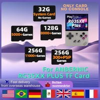 For ANBERNIC RG35XX PLUS Memory Card TF Card 256G PSP Games Video Game Console Pre-install Retro Games Preloaded Games 300+ Card