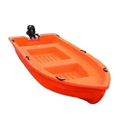 Barcos de cebo de pesca PE para 2-8 personas, 2,3 m, 2,7 m, 3,1 m, 3,6 m, 4m, 4,3 m, balsa de plástico para yate de vela con certificación CE